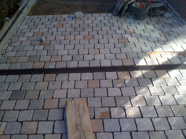 construction d'une allée