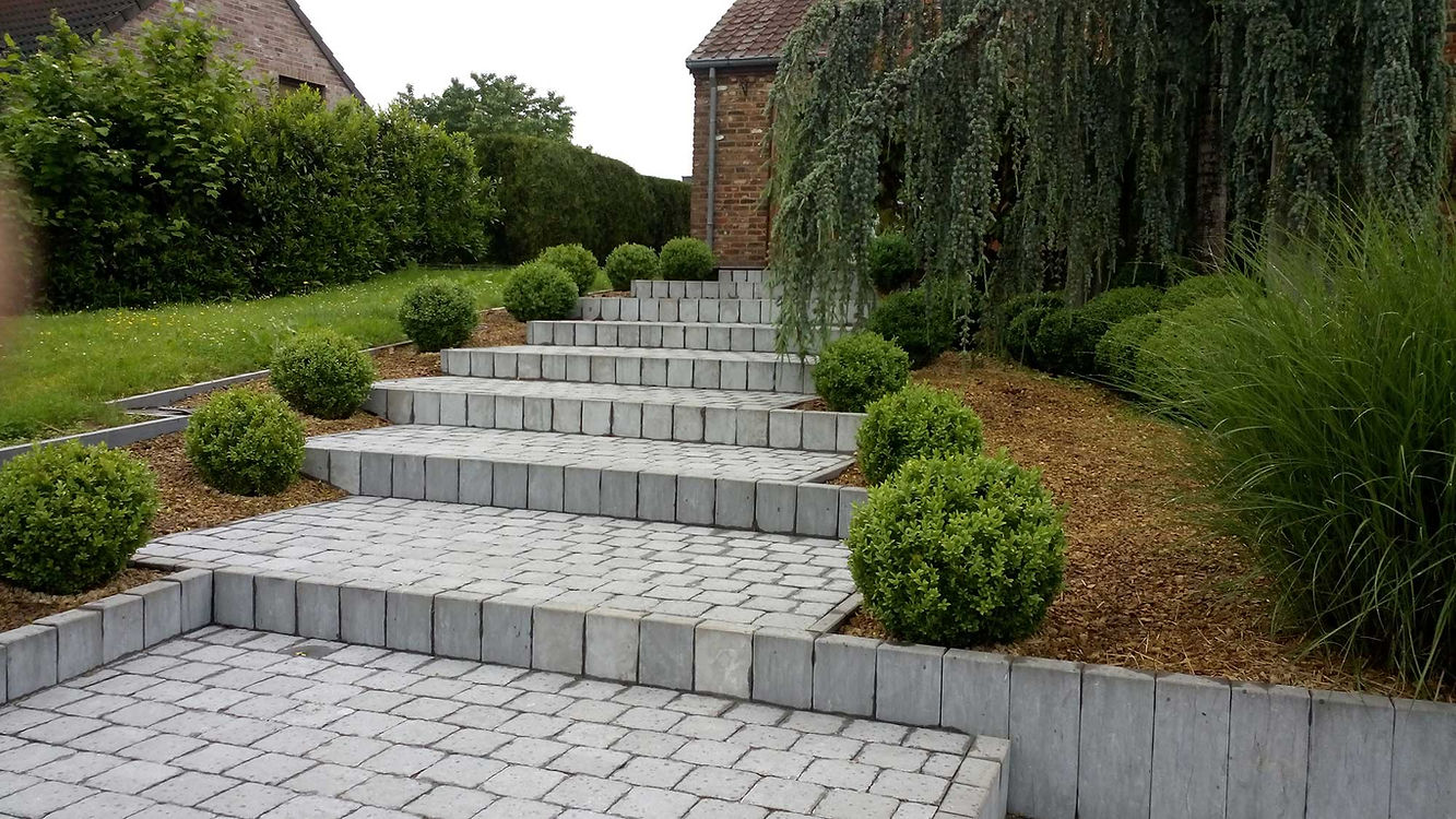 Aménagements extérieurs & terrasses à Namur, Ciney