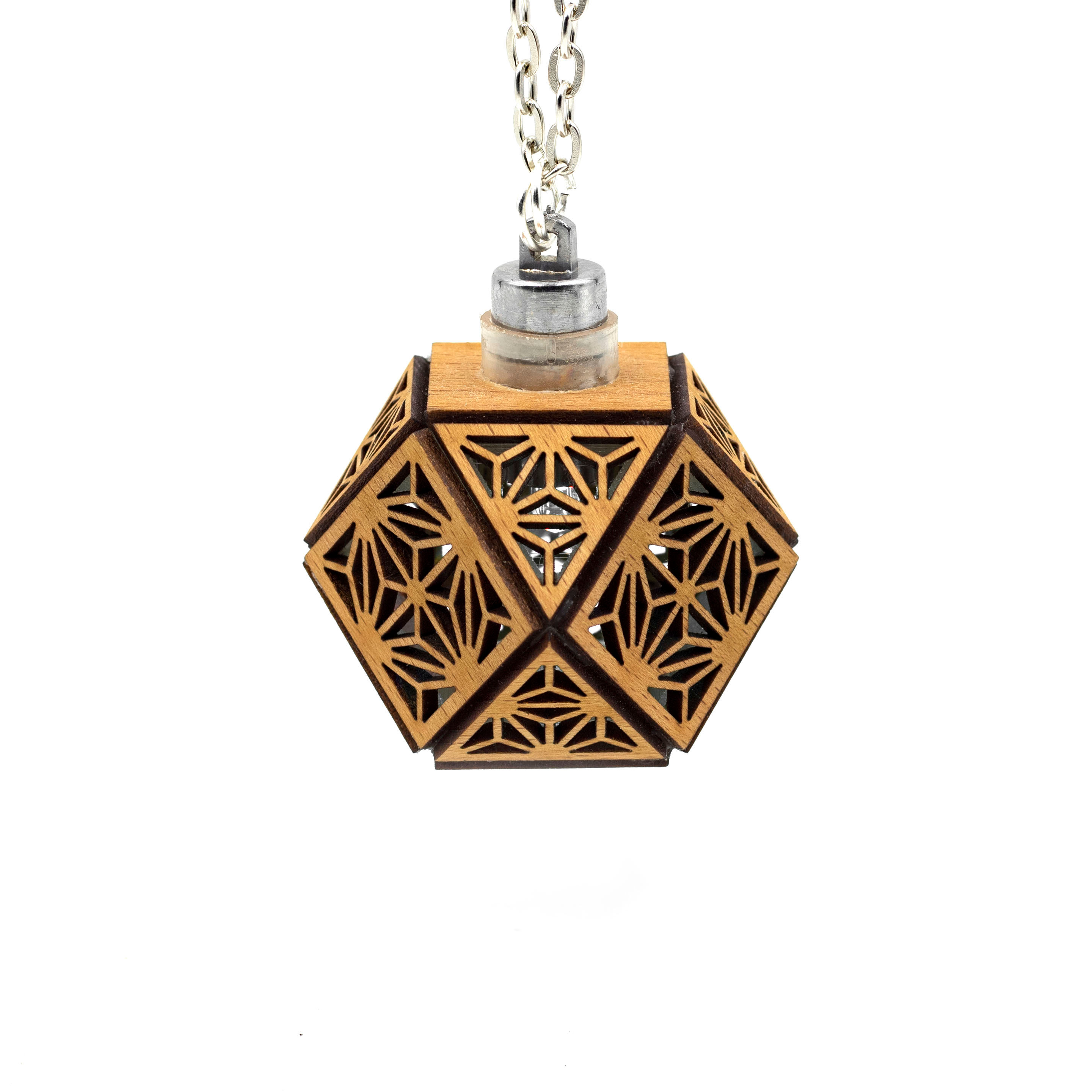Asanoha Cuboctahedron || LED Pendant (Aglow Geo)