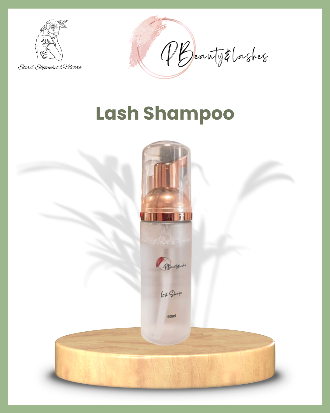 PBEAUTY Lash Shampoo 60ml.