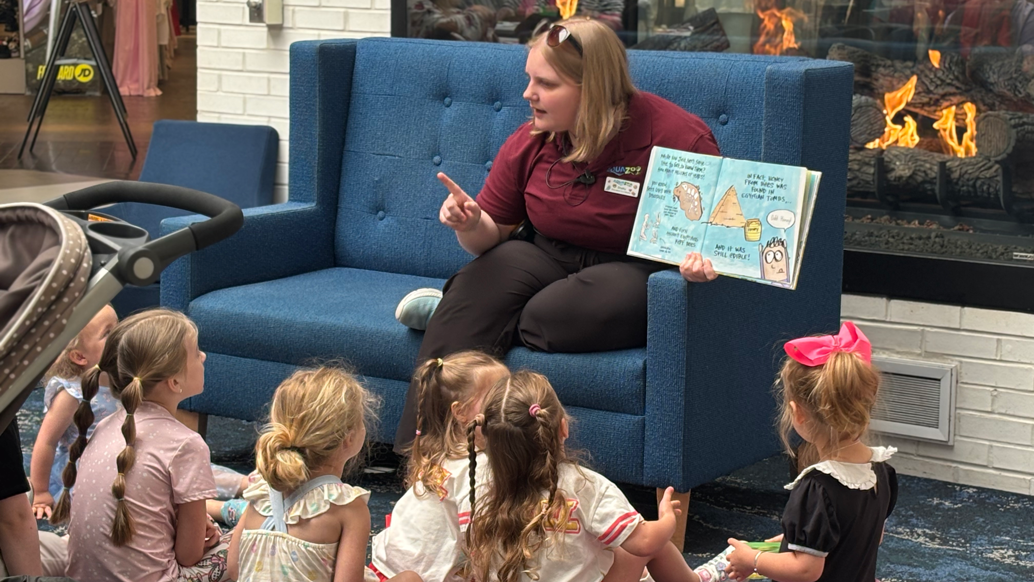 Sit Down and Listen to a Story that Correlates with the Animal Your Child Will Meet!