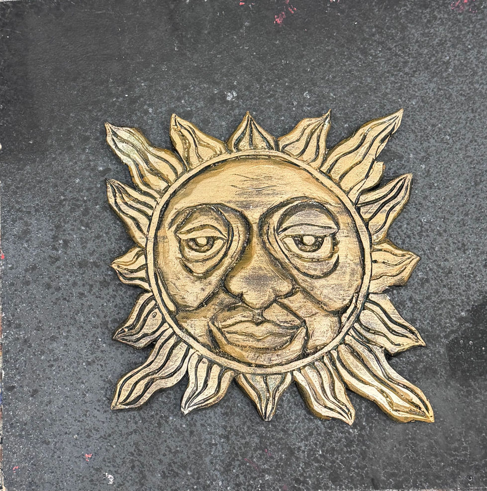 Sun Relief Carving