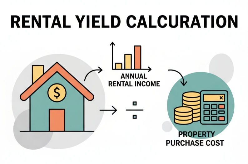 How to calculate rental yield on a property for real estate investment