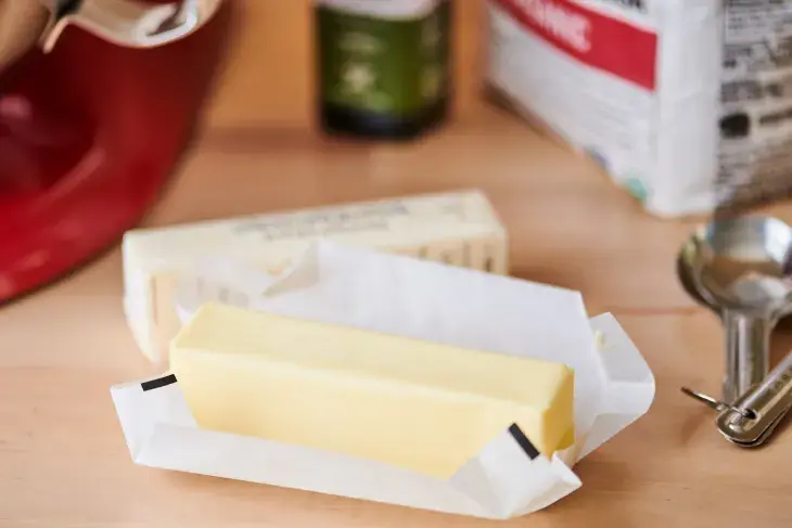 Kristina Lavallee discussing proper butter storage and handling techniques for baking, as featured by The Kitchn.