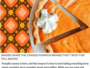 Pumpkin dessert for fall baking season from The Cake Girl in Tampa, Florida.