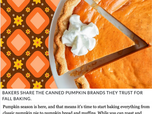 Pumpkin dessert for fall baking season from The Cake Girl in Tampa, Florida.