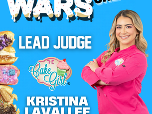 Kristina Lavallee, founder of The Cake Girl in Tampa, Florida, named lead judge of Dessert Wars Orlando 2026.