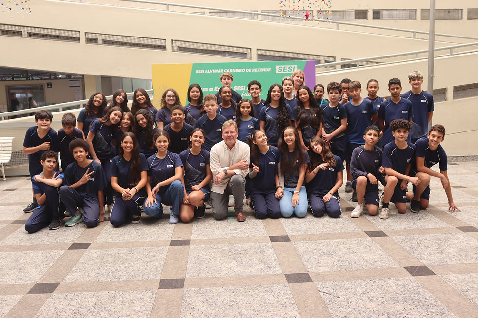 Educação e Indústria se encontram em experiência inspiradora no SESI Alvimar Carneiro de Rezende