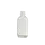 Thumbnail: 2 OZ BLACK GLASS BOSTON ROUND BOTTLE 20-400 NECK FINISH