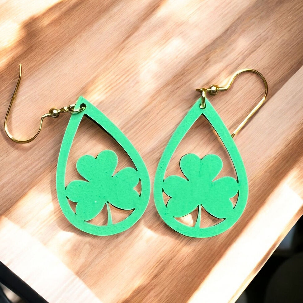 Thumbnail: St Patrick's Day earrings (2)