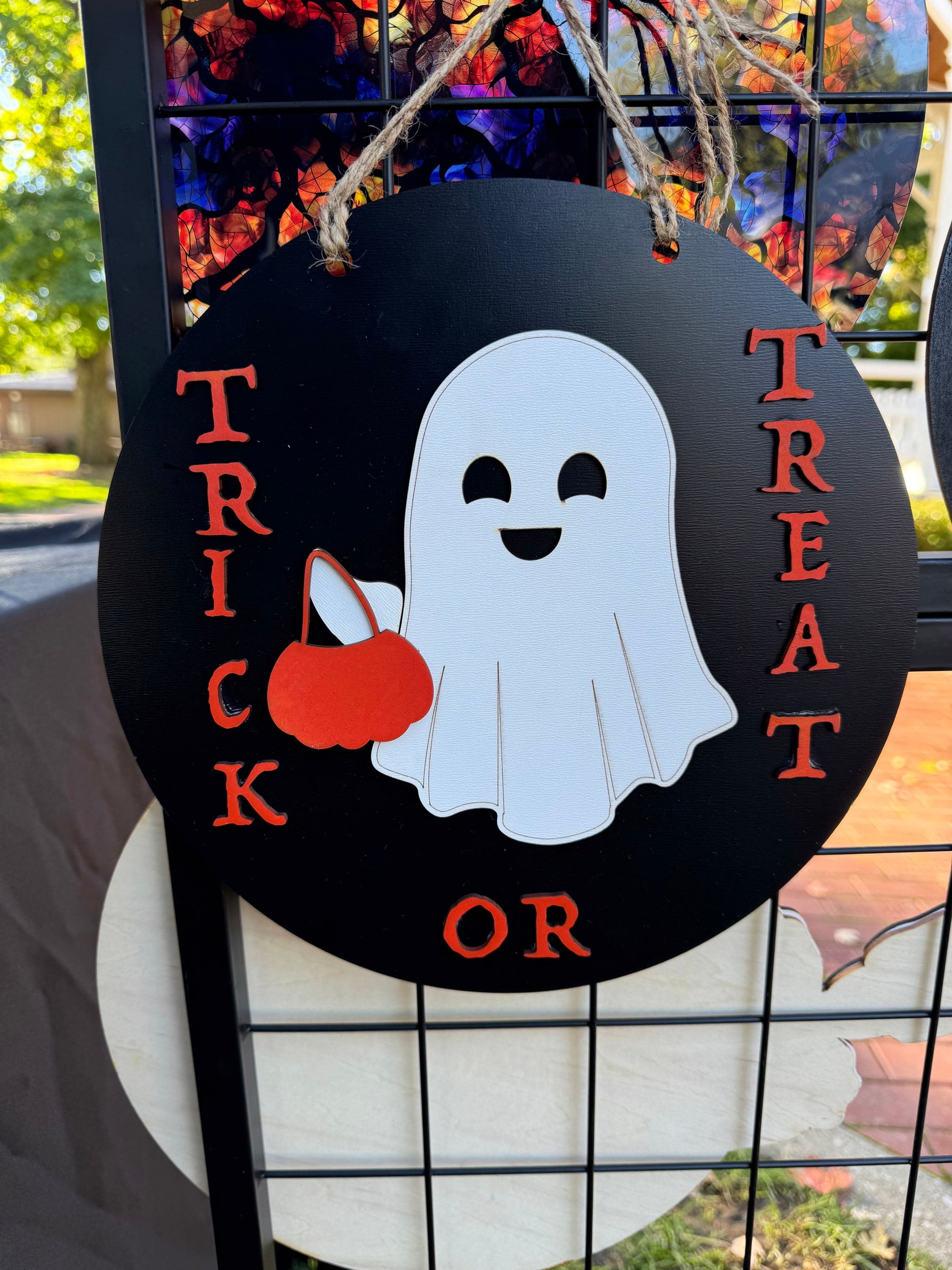 Trick or Treat hanger