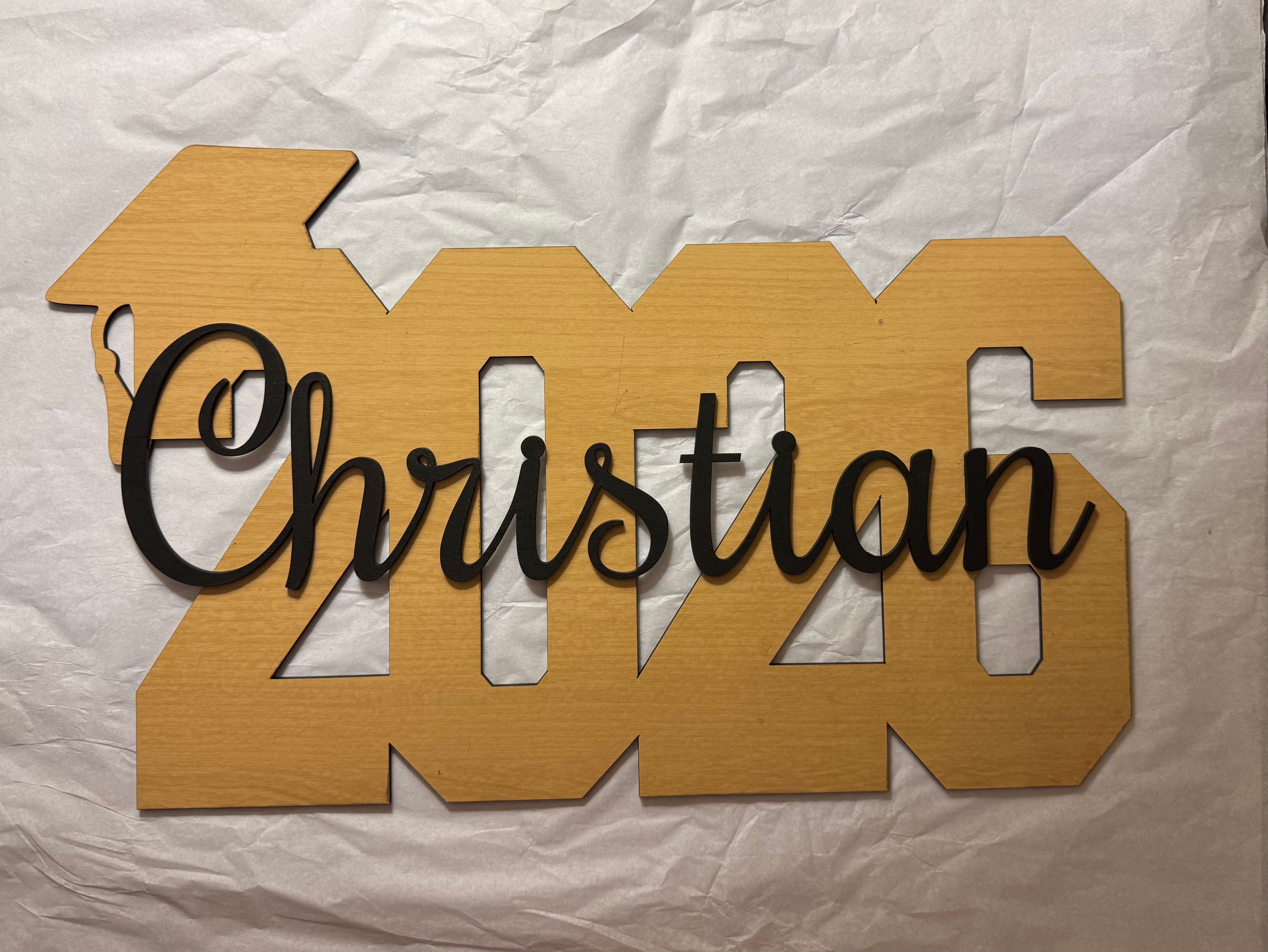 2026 Grad year large name