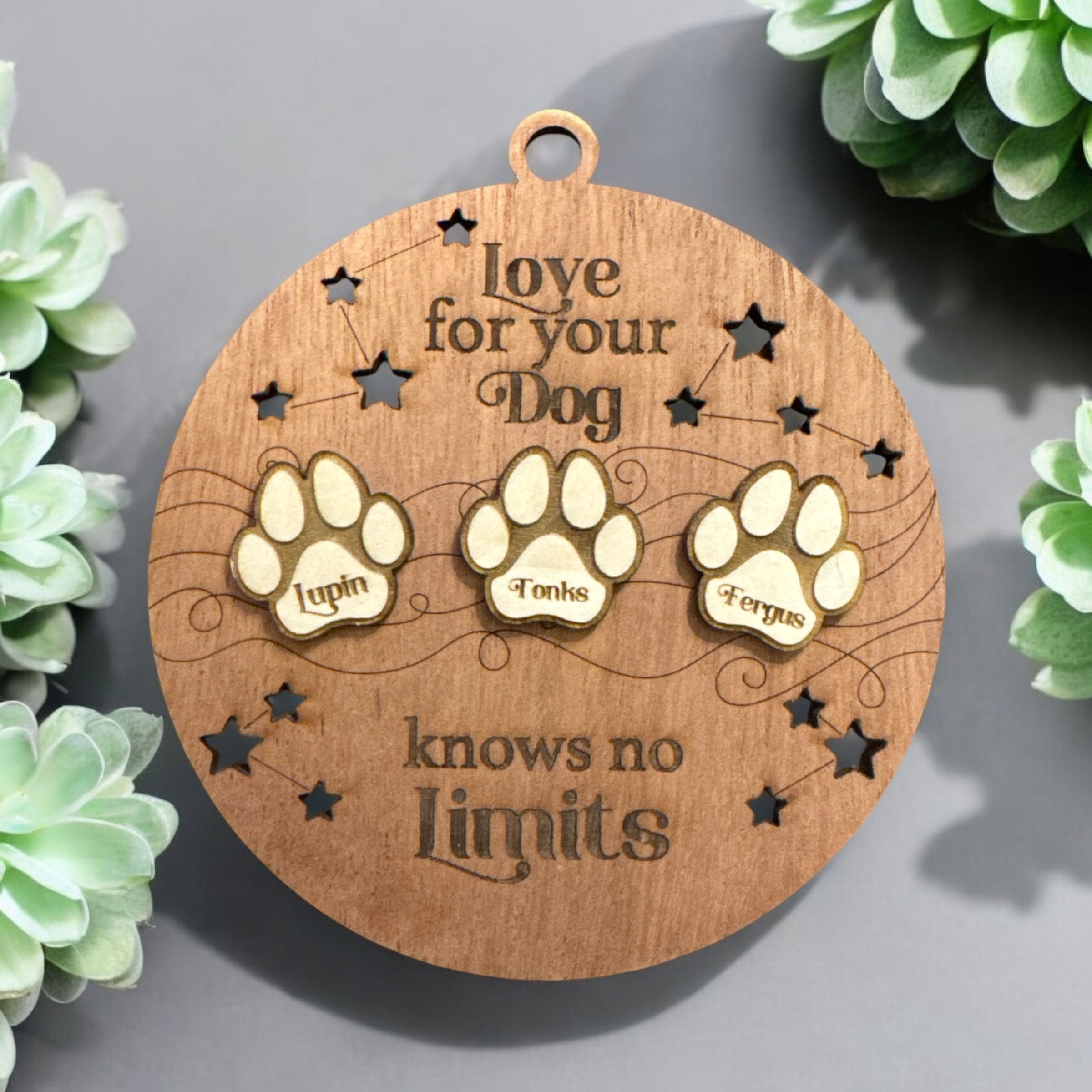 Love for your pet ornament