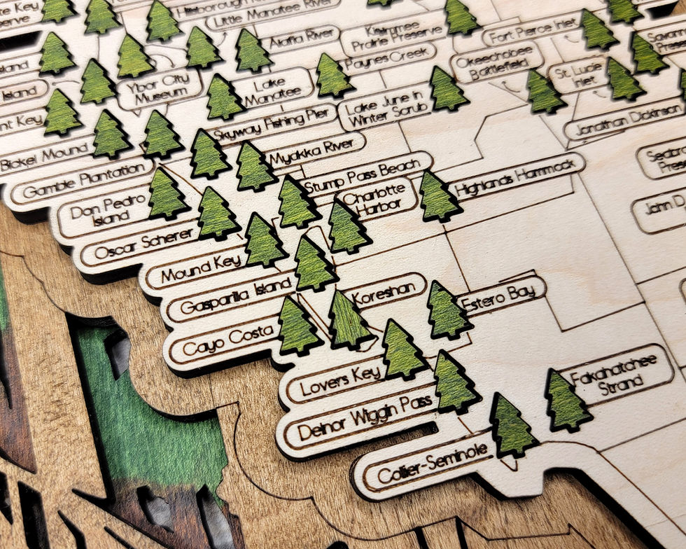 Thumbnail: Florida State Parks travel maps
