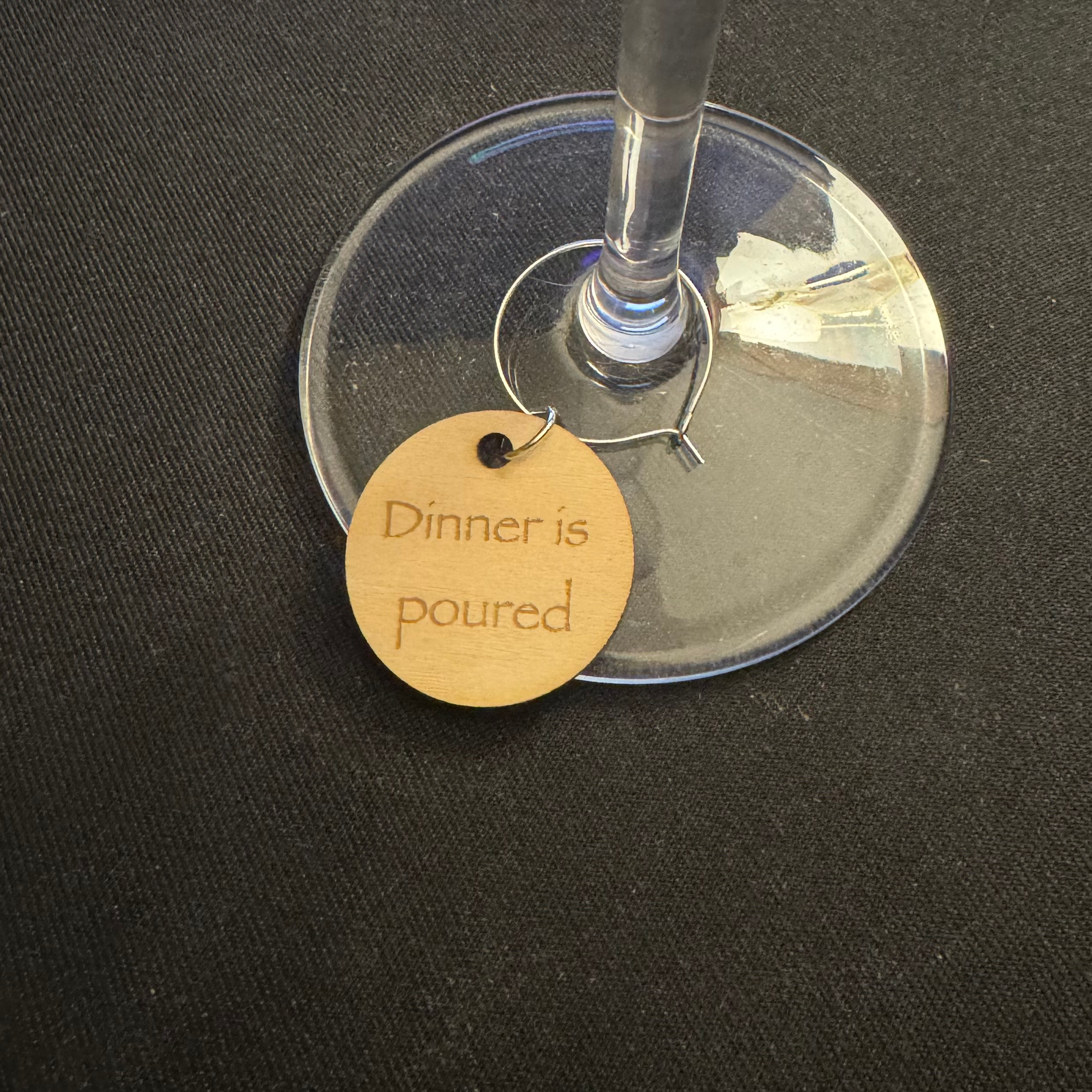 Wine glass tags