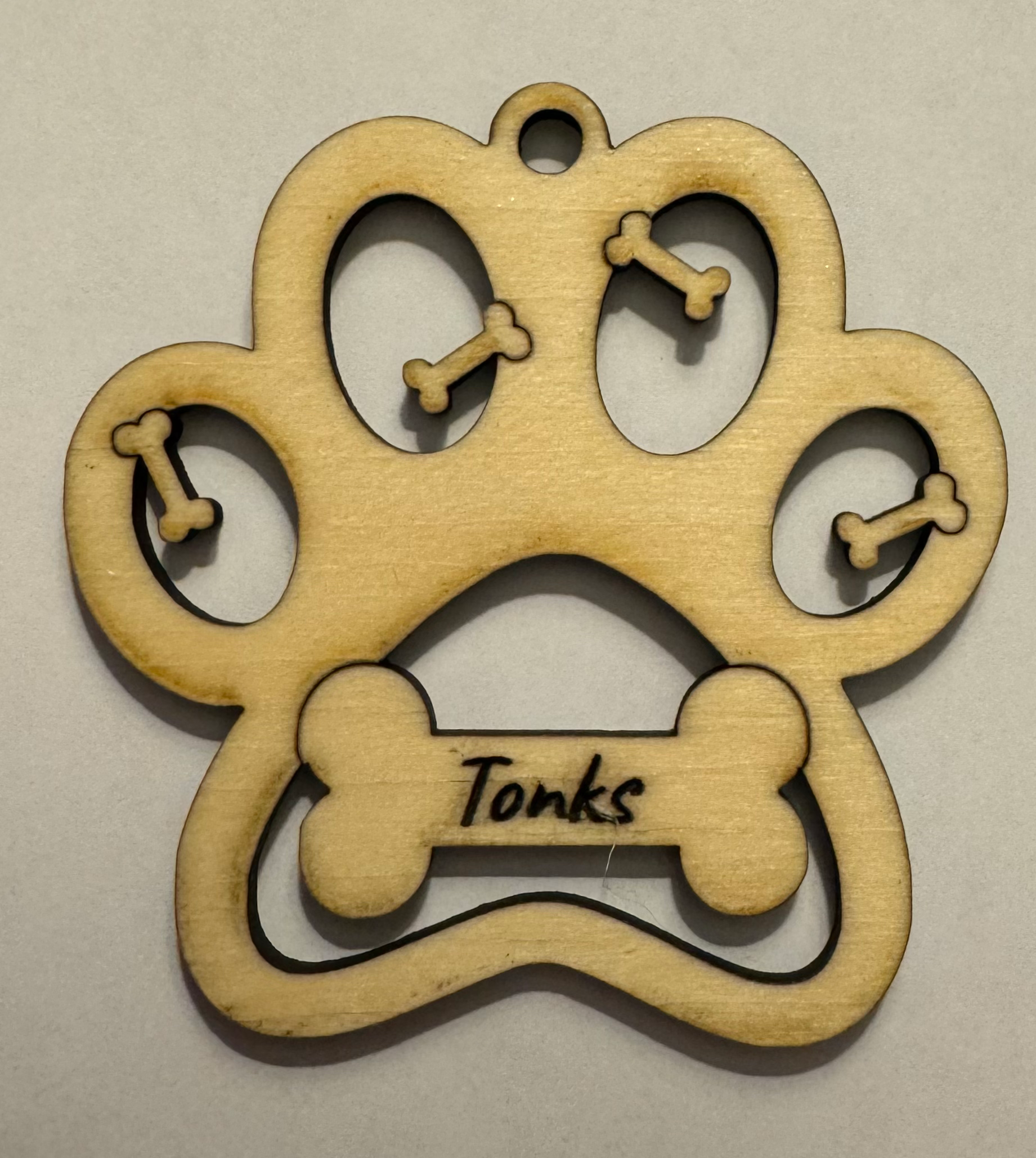Dog Paw Ornament