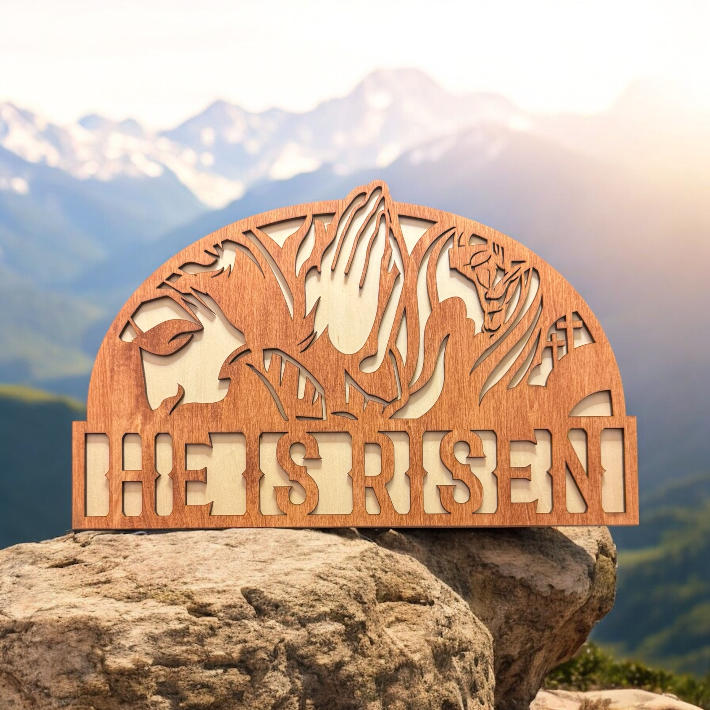 He is Risen Easter arch