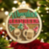 WineDeer or ReinBeer ornament