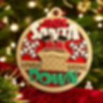 This Santa loves going down ornament