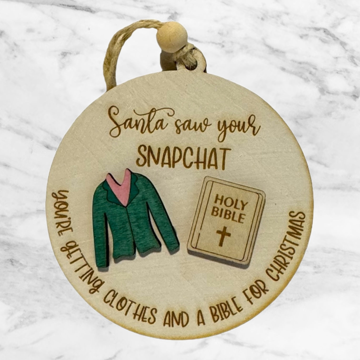 Santa saw... ornaments