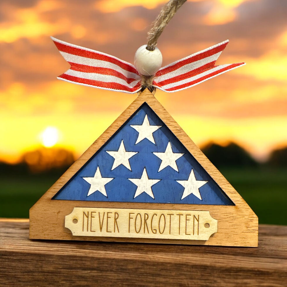 Thumbnail: Folded Flag ornament