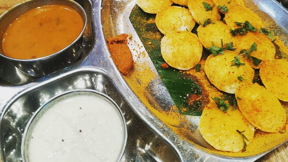 Mini Podi Idli's @anna ildli