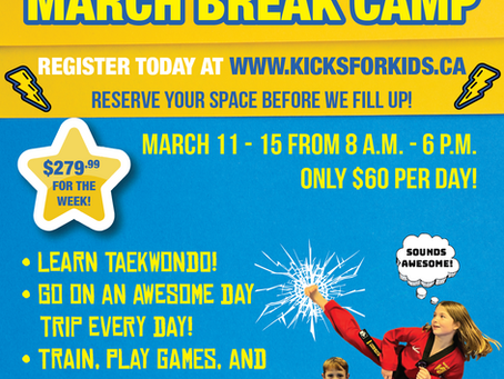2025 March Break Registration is OPEN!