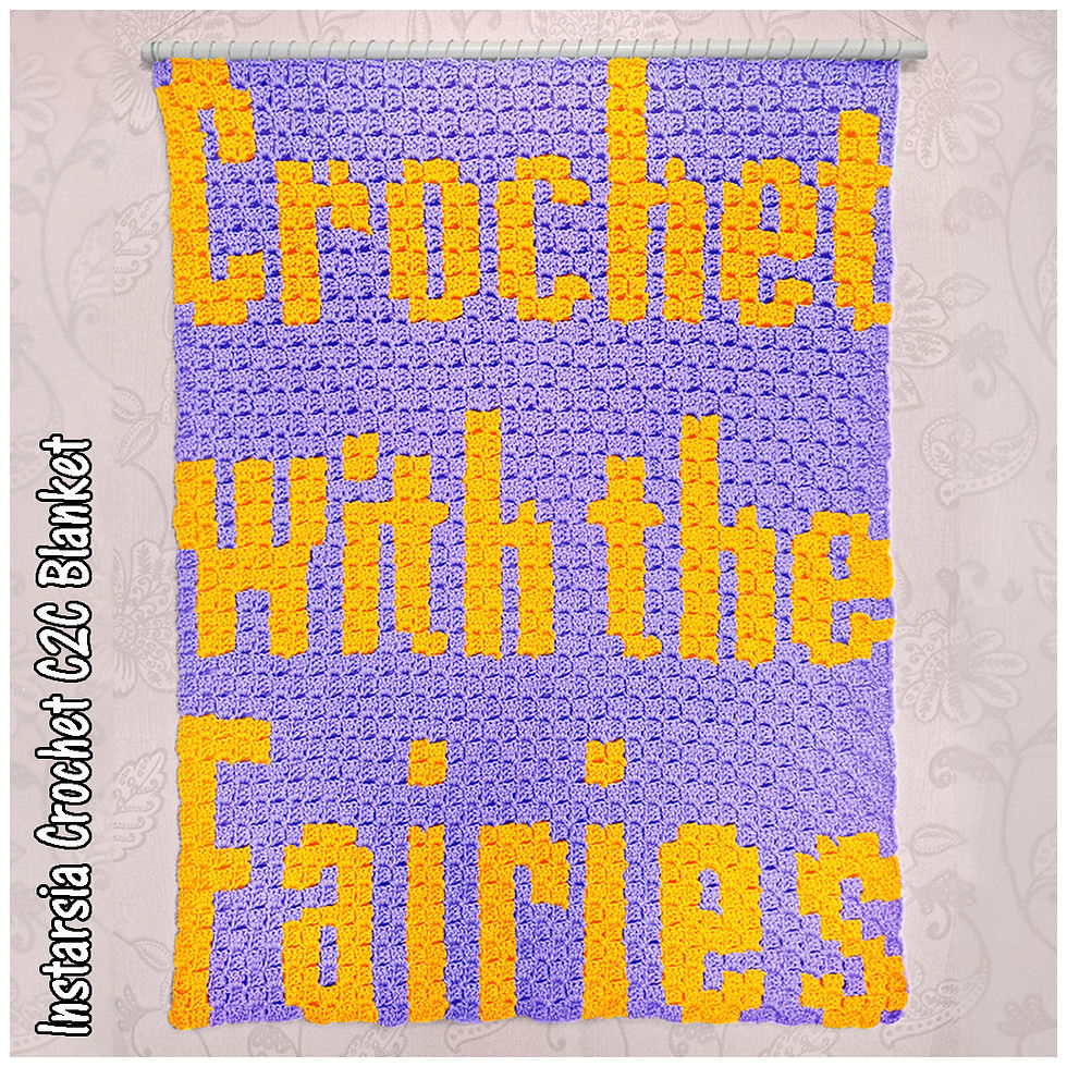 Thumbnail: Instarsia - Base Pattern - C2C Crochet Blanket
