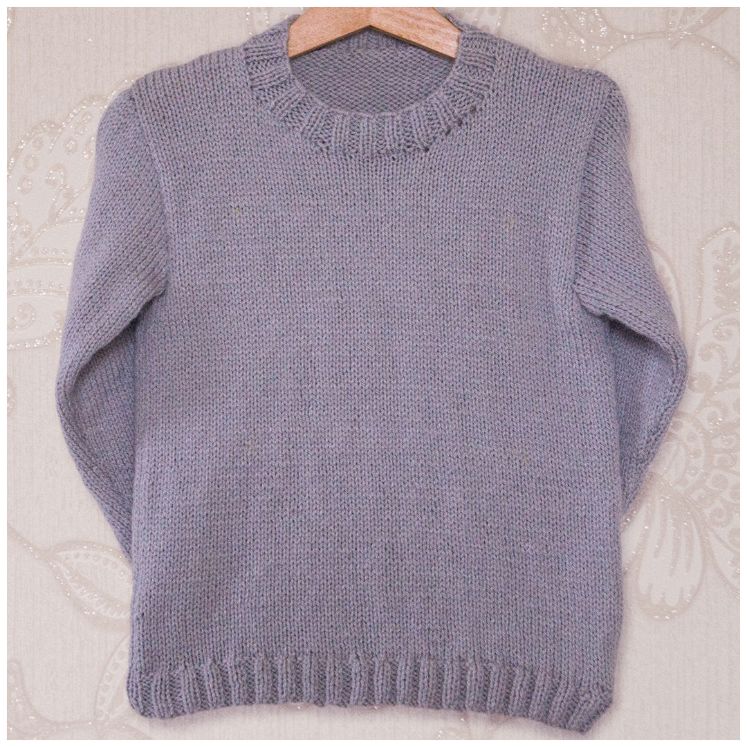 Instarsia - Base Pattern - DK Sweater - 0 to 13 years