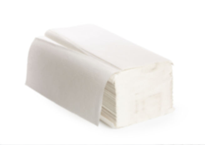 Toalla descartable de papel para manos