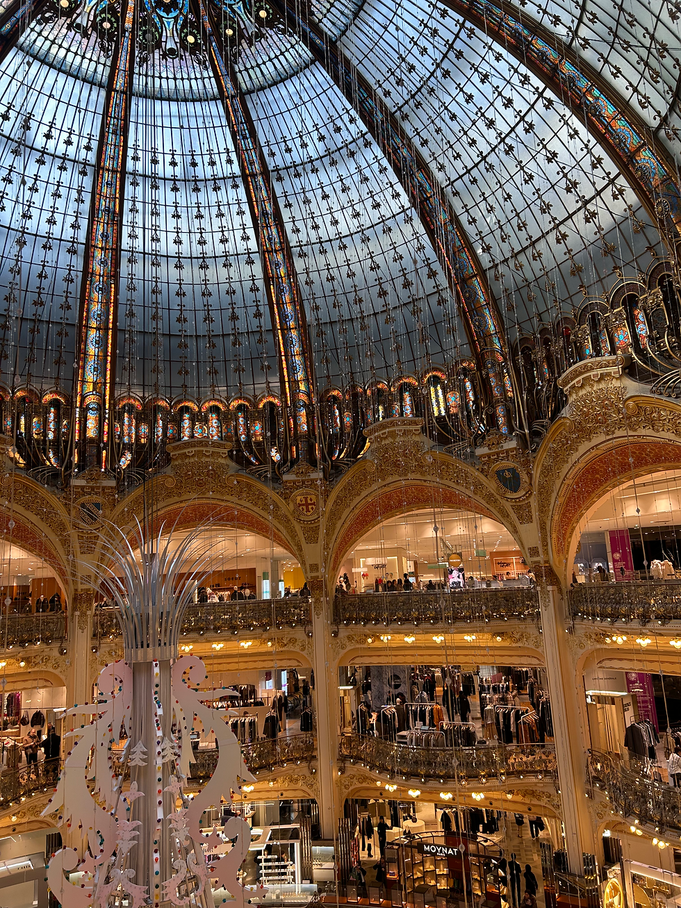 Galeries Lafayette in Paris, France