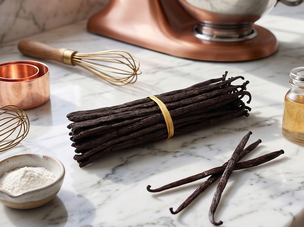 Grade A gourmet vanilla beans
