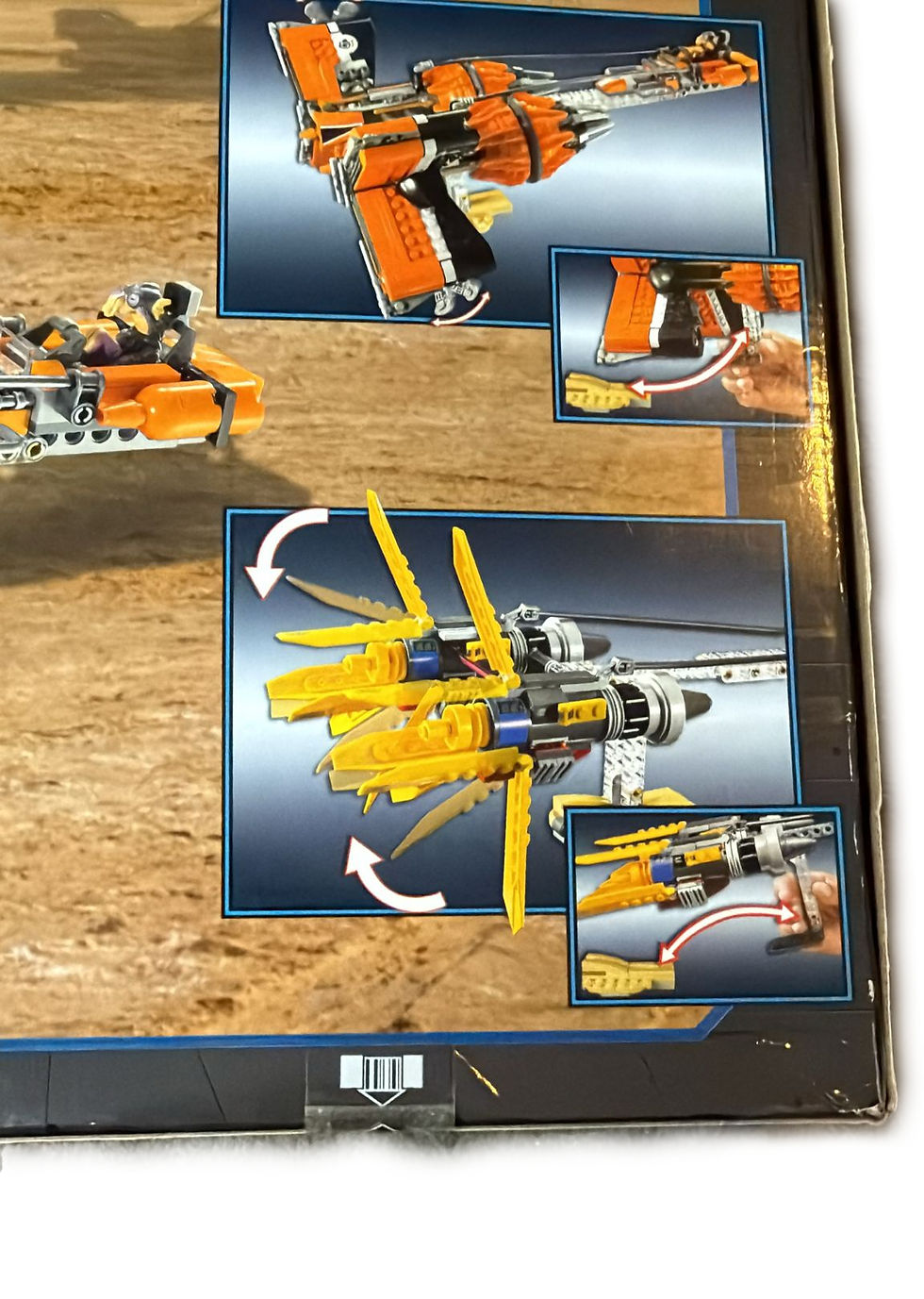 Thumbnail: LEGO Star Wars 7962 : Anakin & Sebulba's Podracers