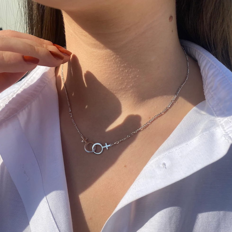 Thumbnail: Double Venus Celestial Pendant Necklace