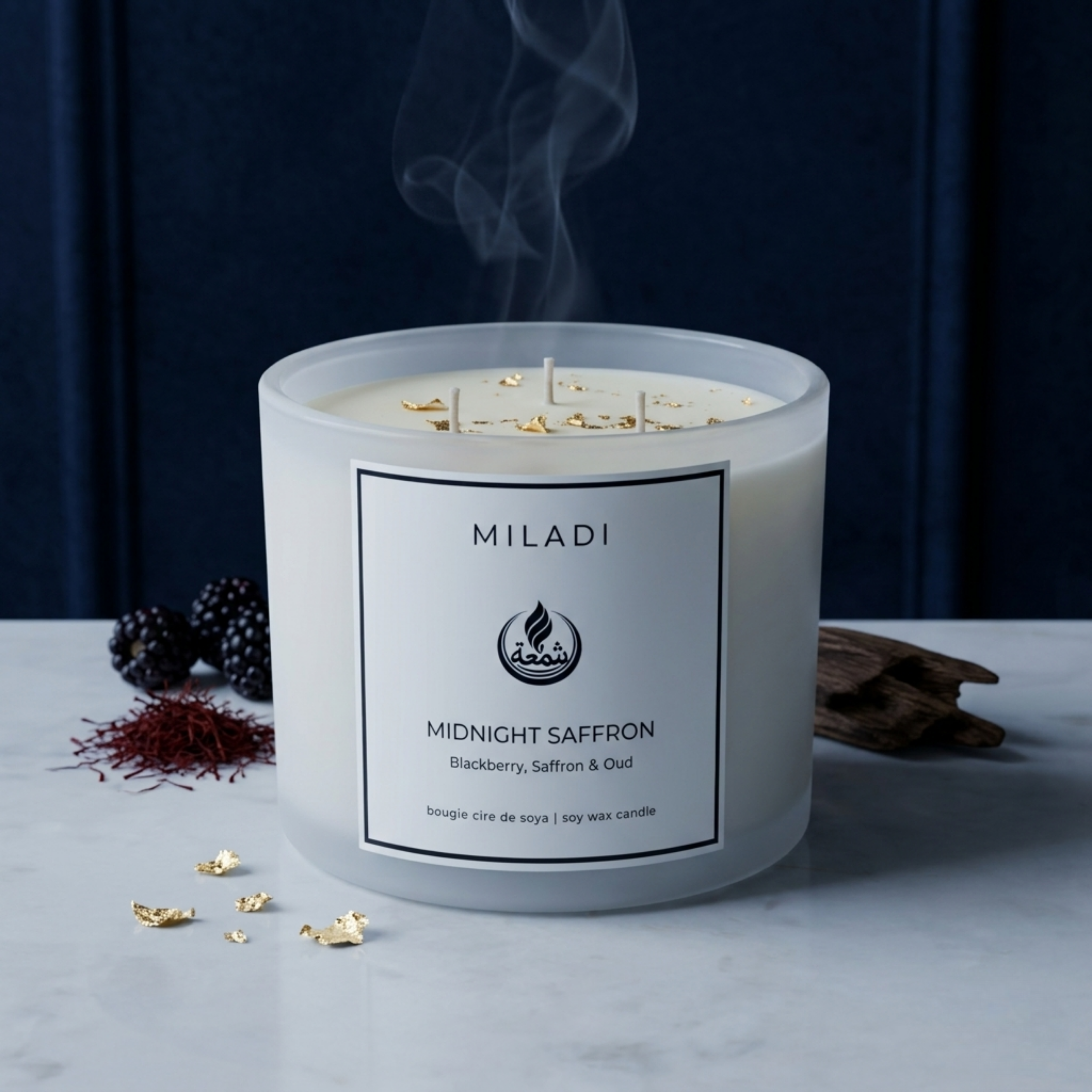 Bougie Signature - MIDNIGHT SAFFRON