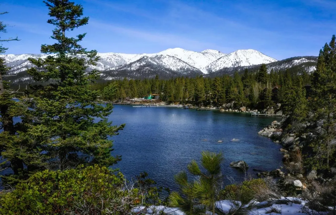Hyatt High Sierra Lodge in Lake Tahoe mountain lake view