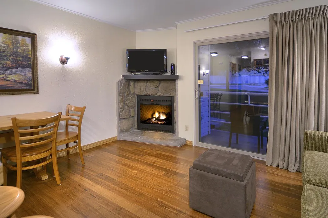 Christie Lodge suite with fireplace in Avon