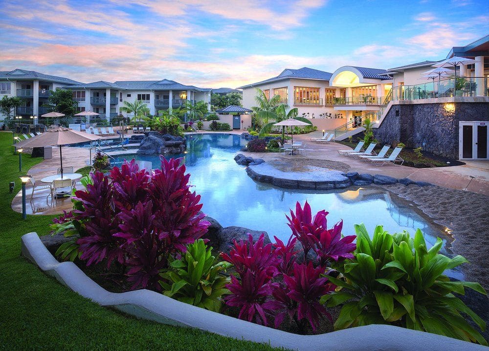 Lagoon pool and gardens at an RCI resort
