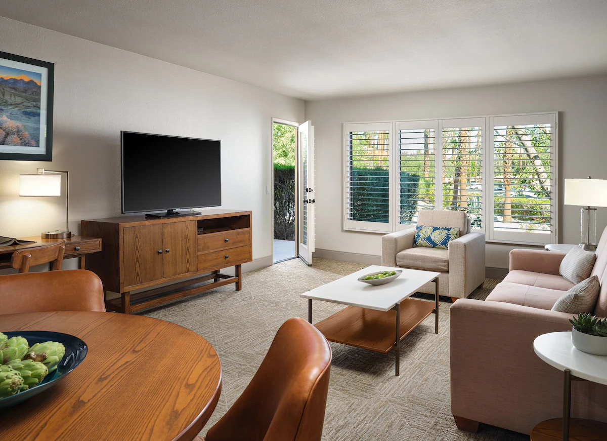 Hyatt Desert Oasis villa living room