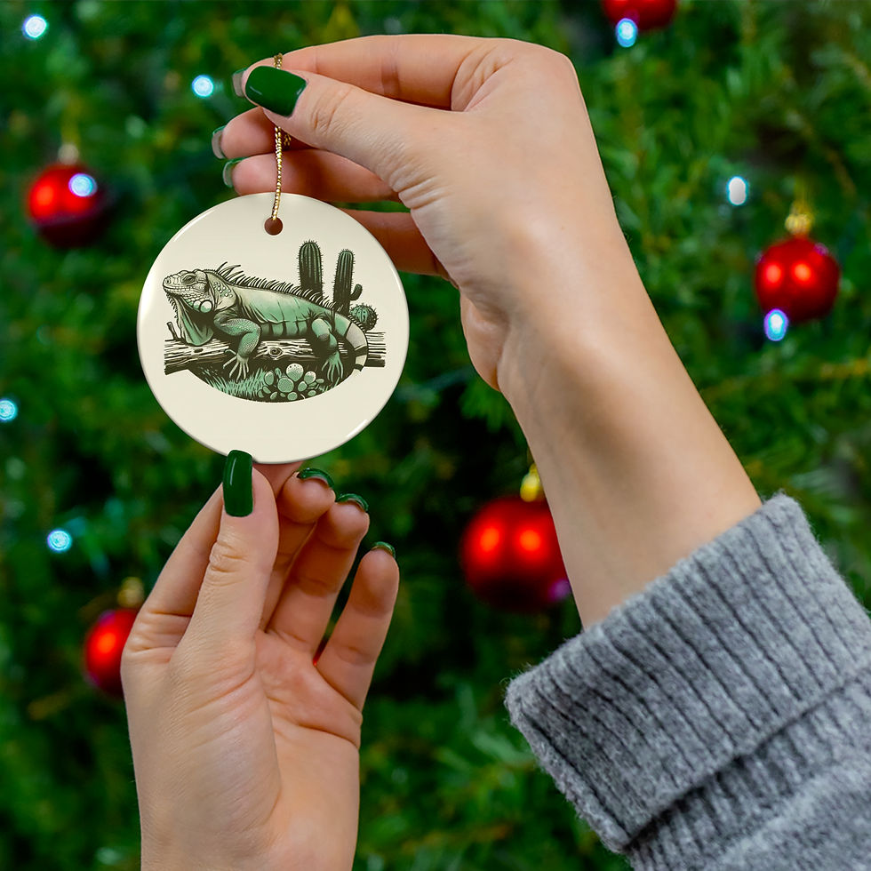 Thumbnail: Ceramic Ornament, 4 Shapes