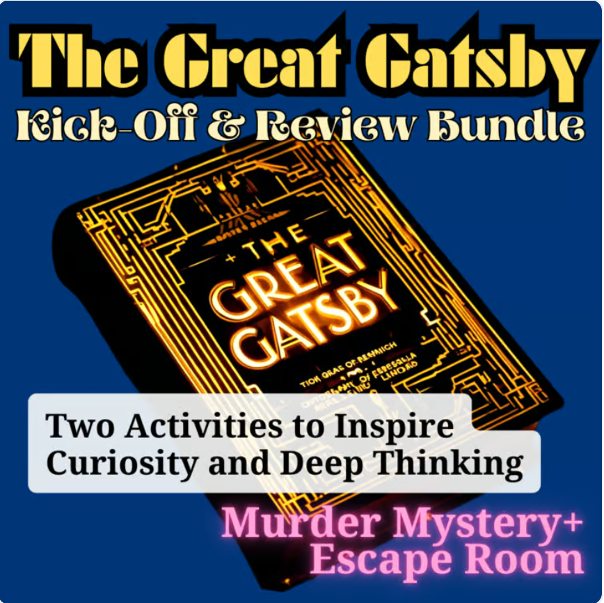 The Great Gatsby Introduction and Review Activities