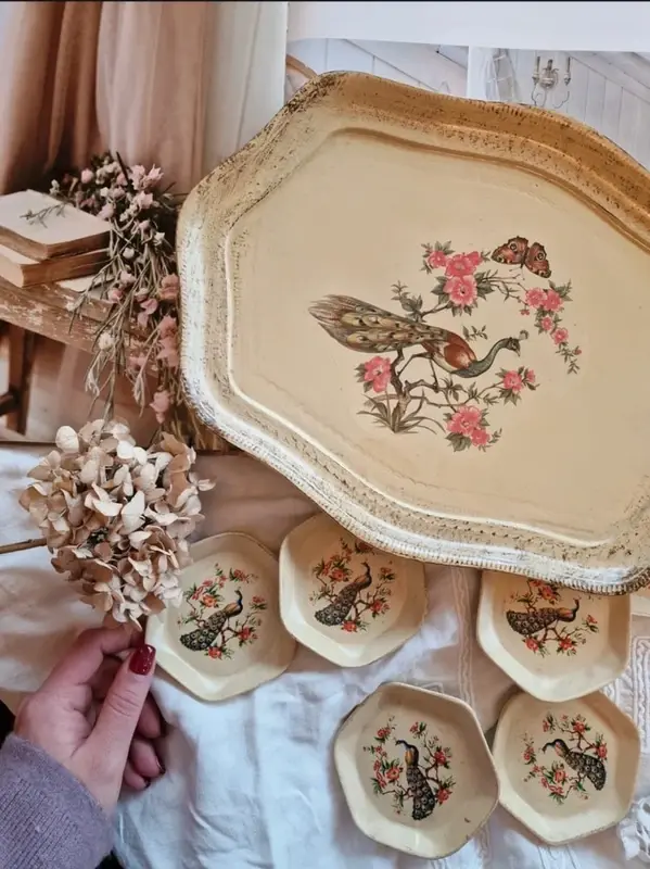 Vassoio decorato