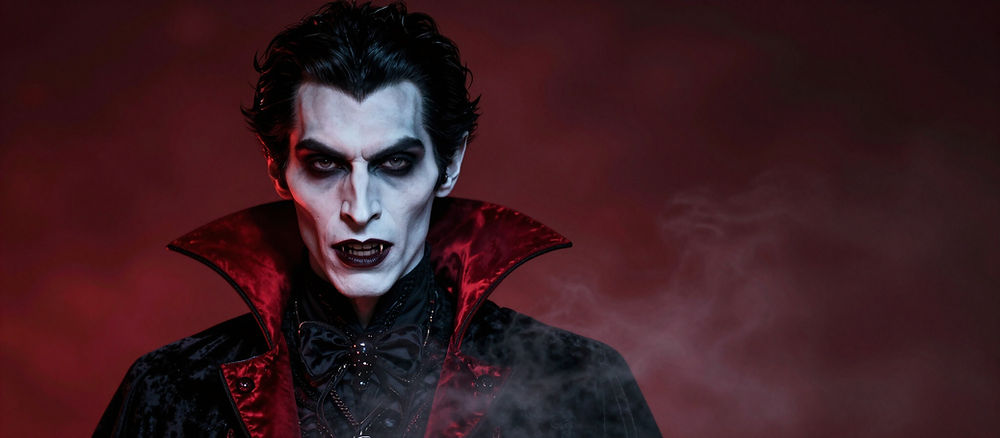 Spooky vampire costume for Halloween