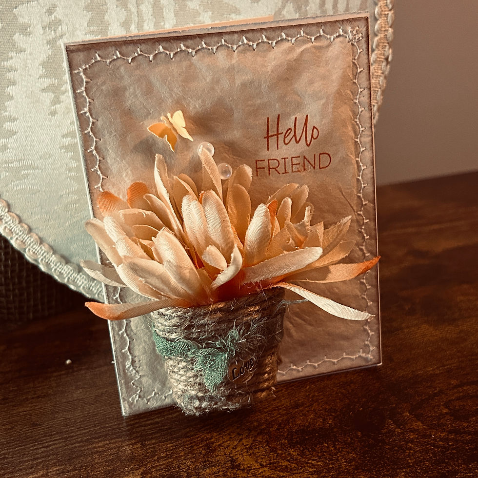Thumbnail: Hello Friend, Flower Basket, Butterfly, Card Box, Desk Setter, Shelf Setter