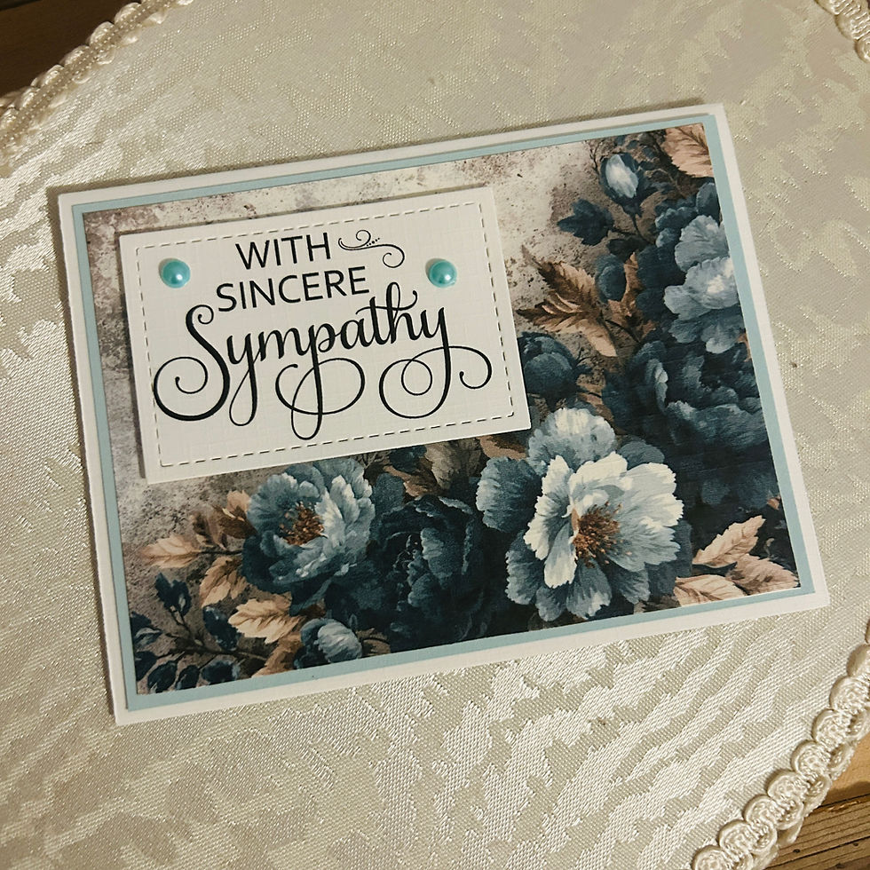 Thumbnail: Handmade With Sincere Sympathy Card