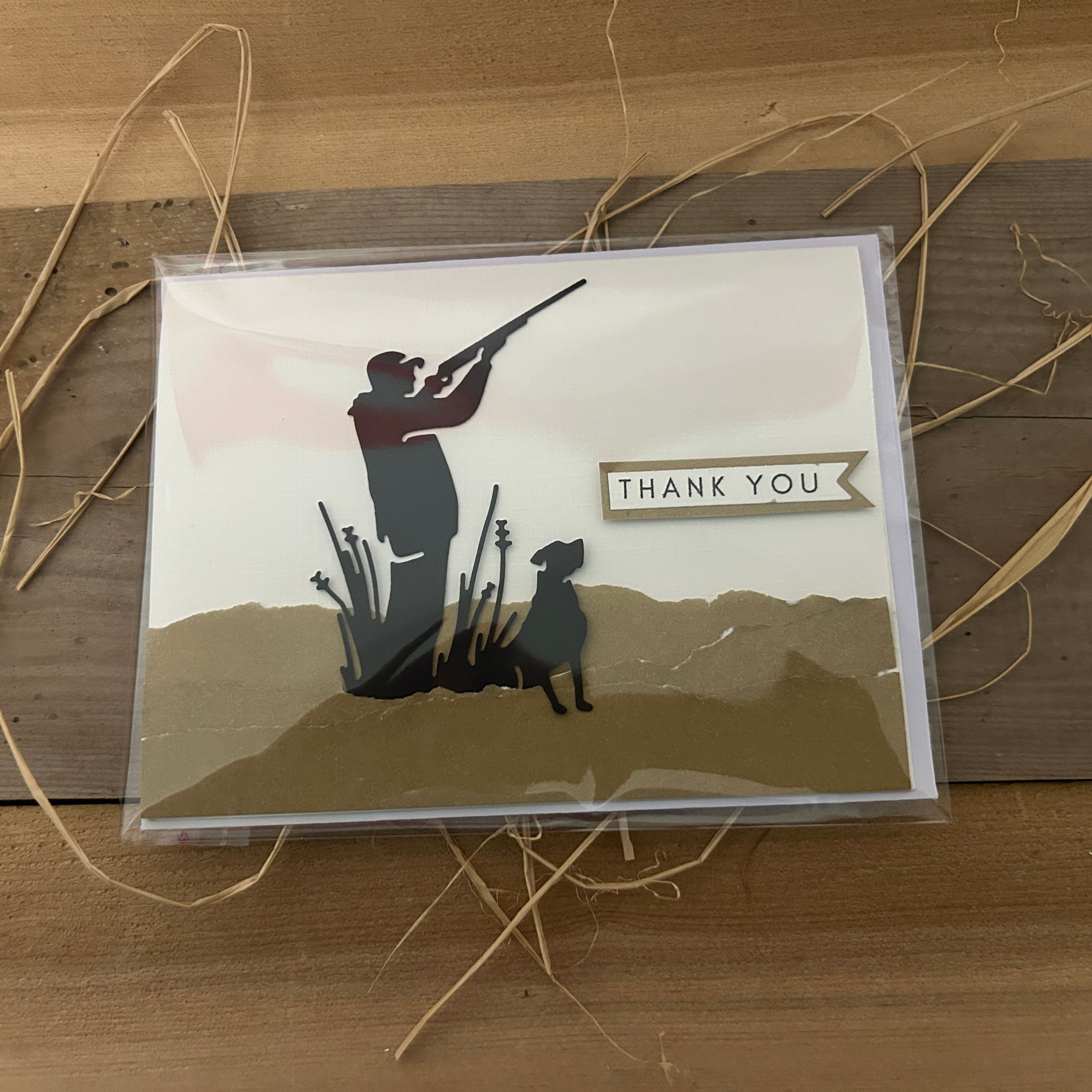 Handmade Hunting Card, Father's Day Thank You, Mentor Gift