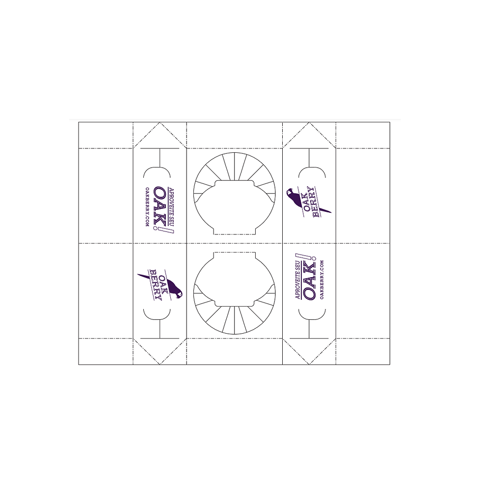 Miniatura: Porta Copo 50uni- Oakberry