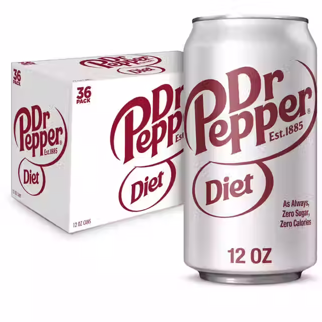 Thumbnail: Diet Dr Pepper Soda 12 fl. oz., 36 pk.