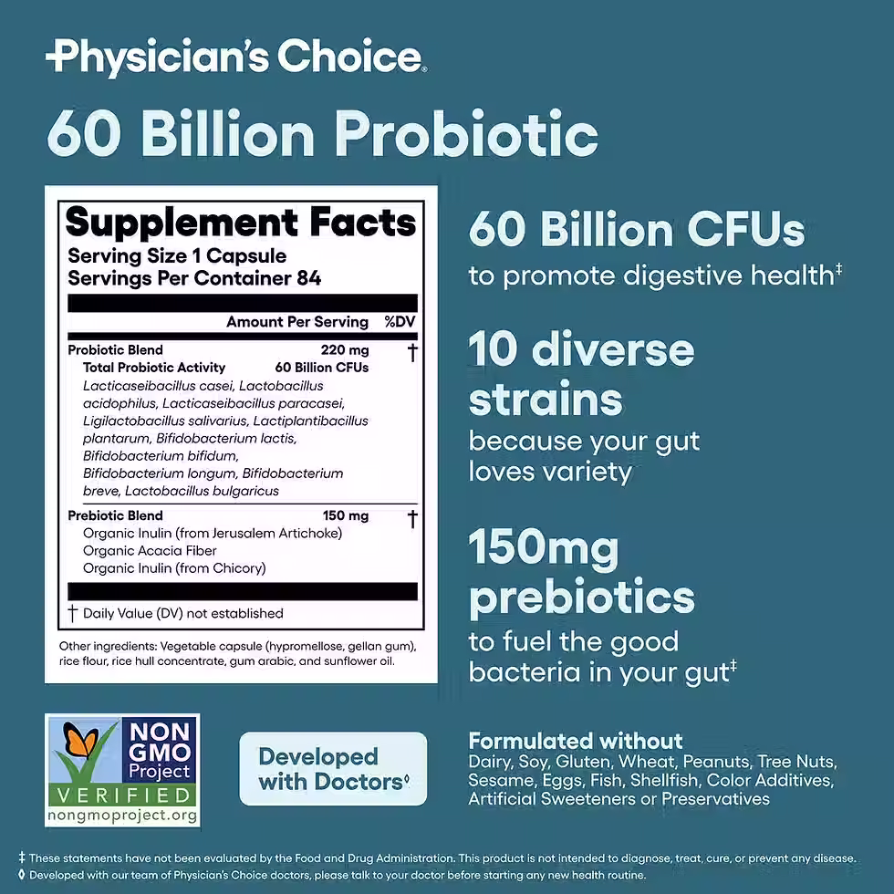 Thumbnail: Physician's Choice 60 Billion CFU Probiotic Capsules, 84 ct.