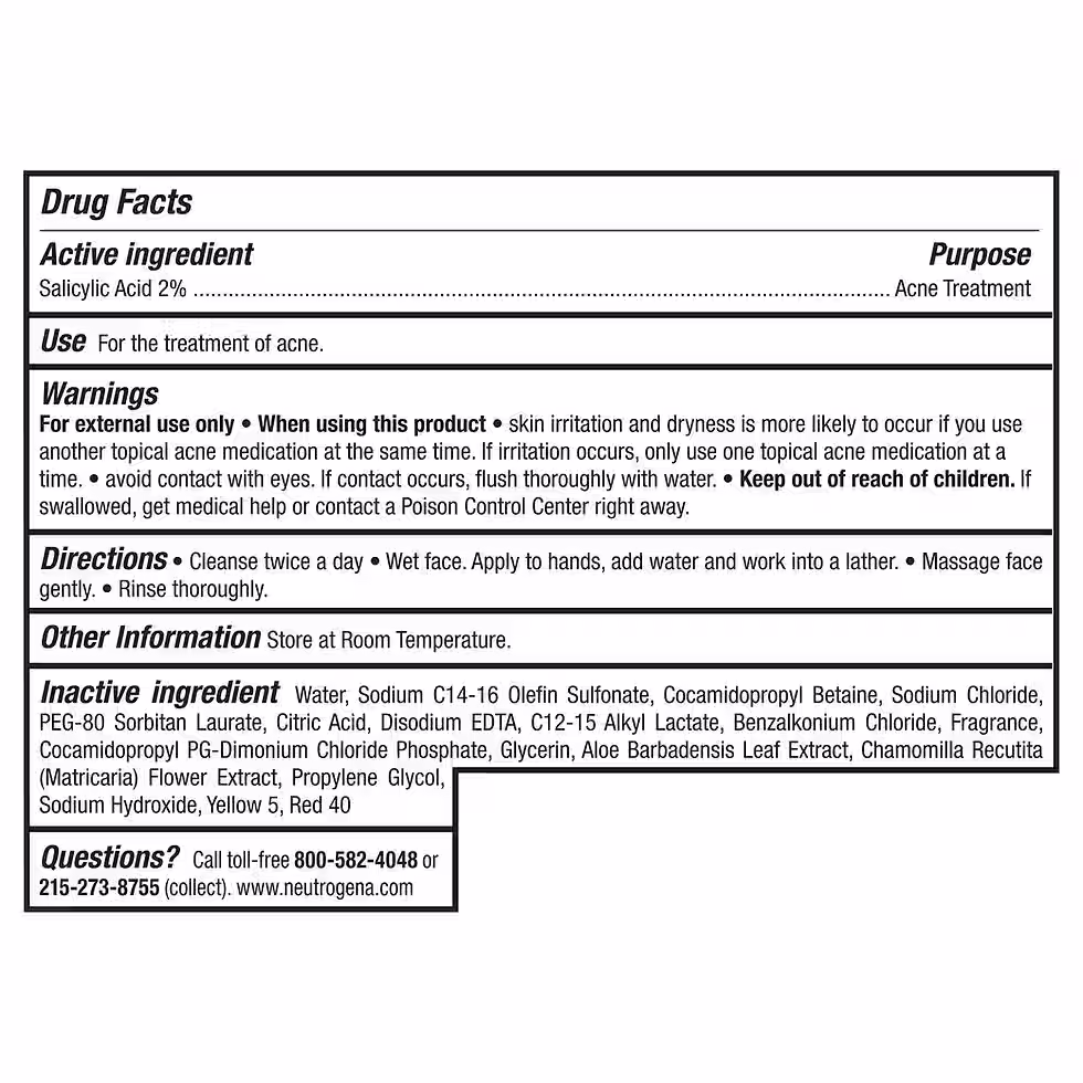 Thumbnail: Neutrogena Oil-Free Acne Face Wash, 9.1 fl. oz., 2 pk.